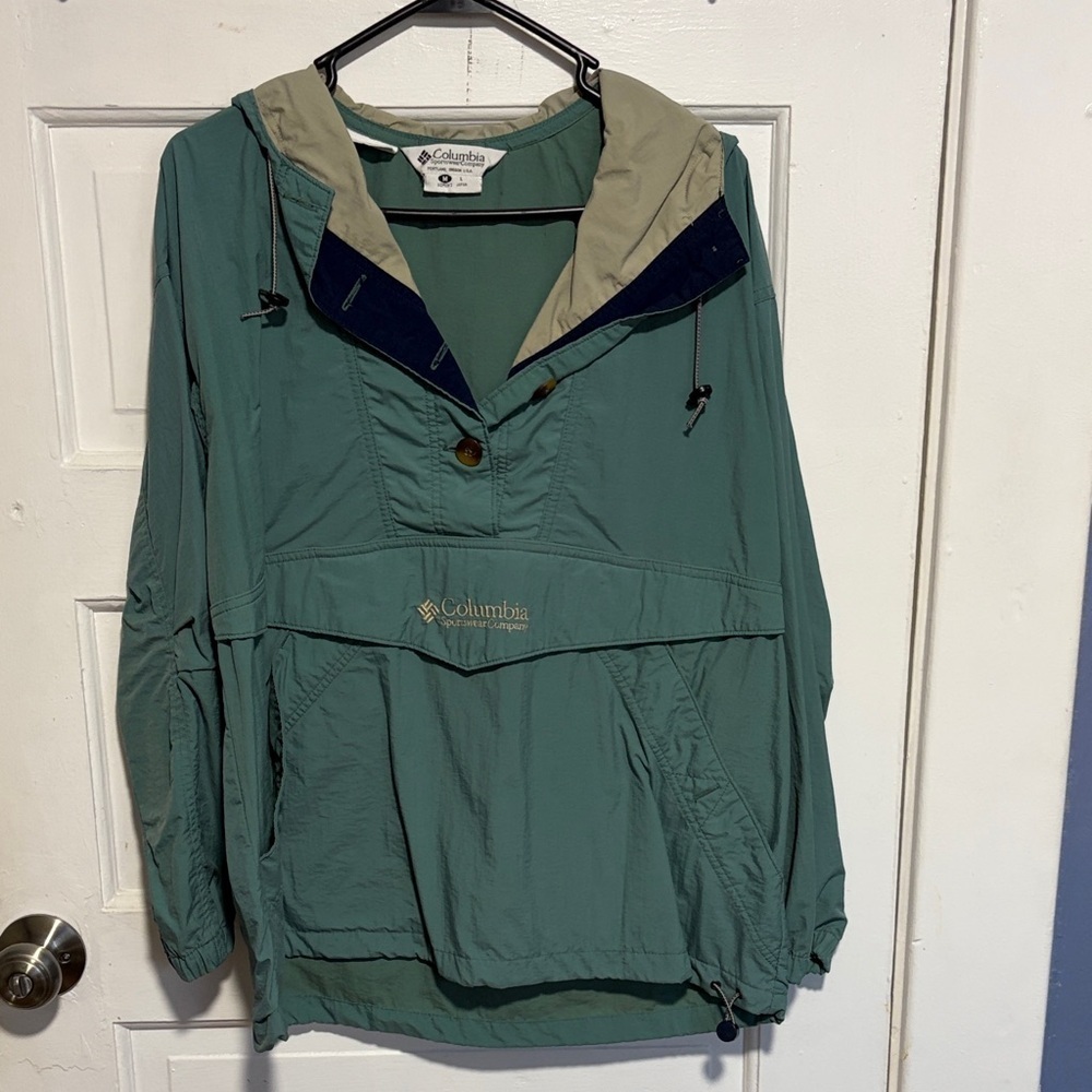 Columbia Women's Teal and Beige Utility Jacket